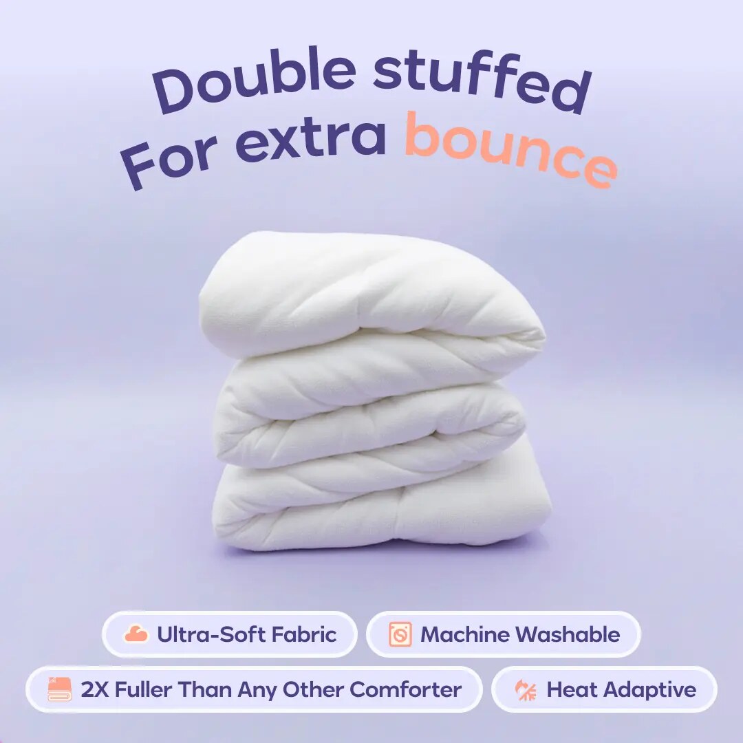 Ultra-Soft Temperature-Balancing Marshmallow Comforter