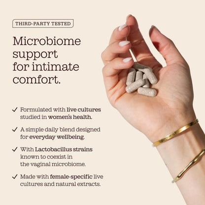 Rebalance Your Vaginal Microbiome: Premium Intimate Flora Capsules