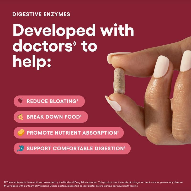 Say Goodbye to Bloating with Advanced Multi-Enzyme Digestive Support