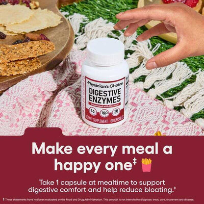 Say Goodbye to Bloating with Advanced Multi-Enzyme Digestive Support