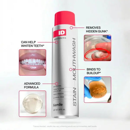 Professional Whitening Mouthwash: 8 Shades Whiter, Zero Sensitivity