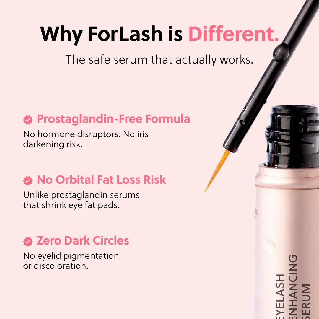 Natural Peptide Eyelash Growth Serum for Longer & Thicker Lashes