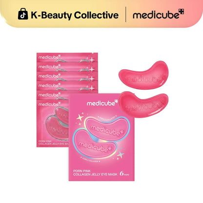 PDRN Pink Collagen Jelly Eye Mask – Instant Depuff & Wrinkle Repair