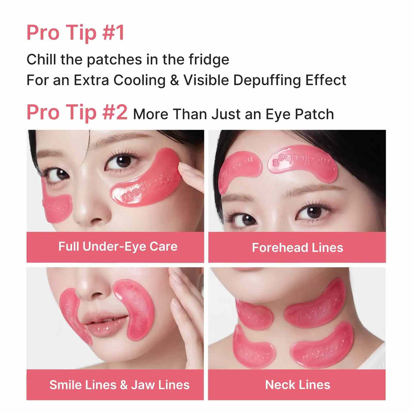 PDRN Pink Collagen Jelly Eye Mask – Instant Depuff & Wrinkle Repair