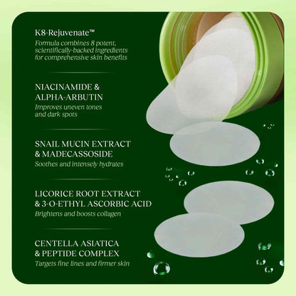 Skin Toning Polish Pads with Hydrating Niacinamide