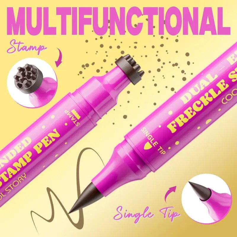 Sunkissed Perfection: Natural-Look Dual-Ended Freckle Pen