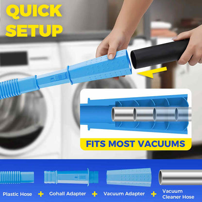 Universal Dryer Vent Cleaner Hose & Vacuum Attachment