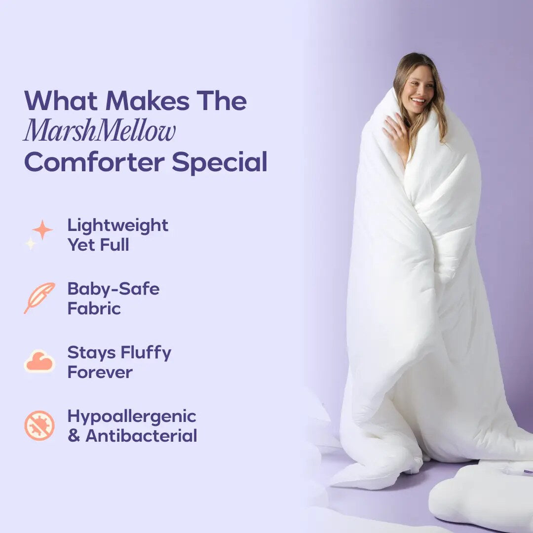 Ultra-Soft Temperature-Balancing Marshmallow Comforter
