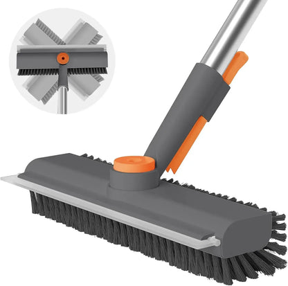 Maximum Scrubbing Power: 3-in-1 Heavy-Duty Floor Scrub Brush