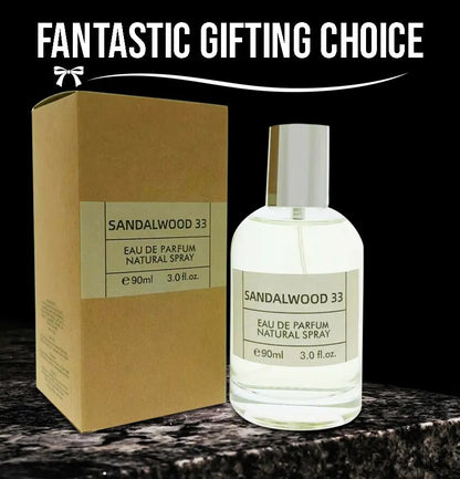 Sandal Wood 33 Eau de Parfum: Premium Unisex Spray Perfume