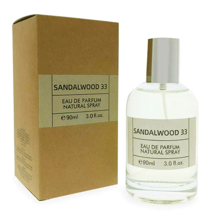 Sandal Wood 33 Eau de Parfum: Premium Unisex Spray Perfume