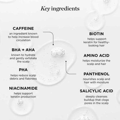 Roll Away Thinning Hair! Massaging Caffeine Root Serum