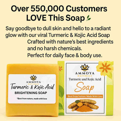 Natural Glow Turmeric & Kojic Acid Cleansing Bar Soap