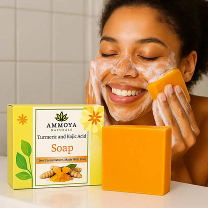 Natural Glow Turmeric & Kojic Acid Cleansing Bar Soap