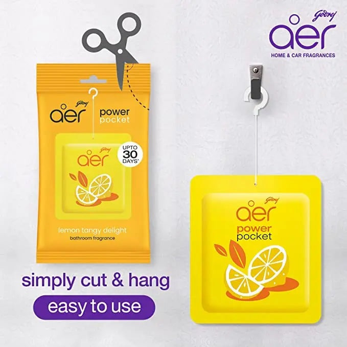 All-in-One Hanging Bathroom Air Freshener Pockets
