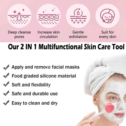 The Ultimate 3-in-1 Facial Cleansing Brush