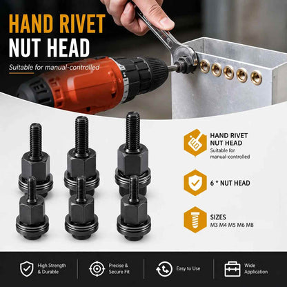 Pro M3-M8 Hand Rivet Nut Kit