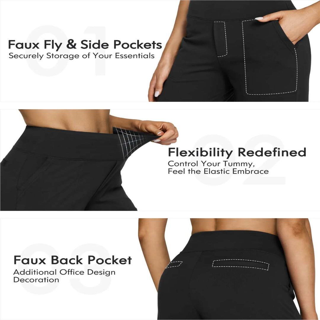 Ultimate Softness: Women's High-Waist Wide-Leg Yoga Casual Pants