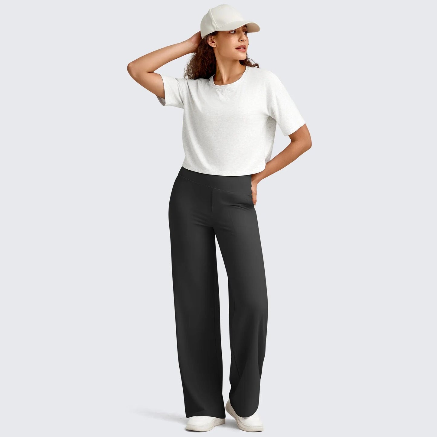 Ultimate Softness: Women's High-Waist Wide-Leg Yoga Casual Pants