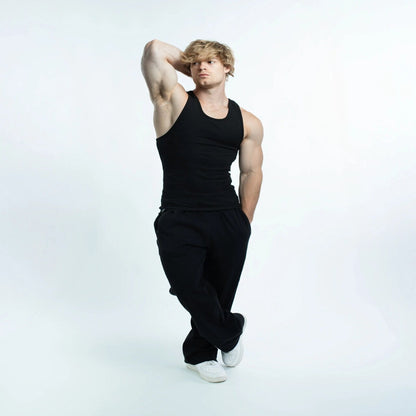 Shape-Retaining Ribbed Tank Top — Engineered for the Perfect Fit