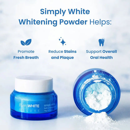 Whiter Teeth in 7 Days: Natural Whitening Powder
