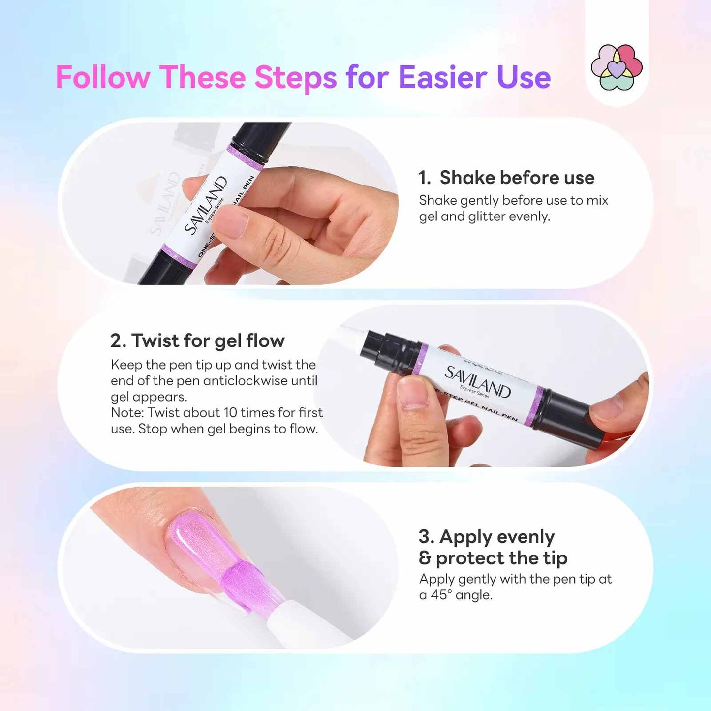 1-Minute Magic: 5-in-1 Express One-Step Gel Nail Polish Pen