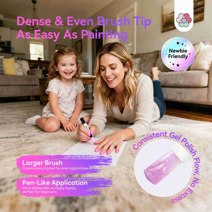 1-Minute Magic: 5-in-1 Express One-Step Gel Nail Polish Pen