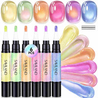 6 Colors Cat Eye One-Step Gel Pens -03