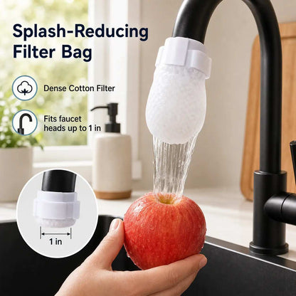Instant Sediment-Clear Cotton Faucet Filter Bag