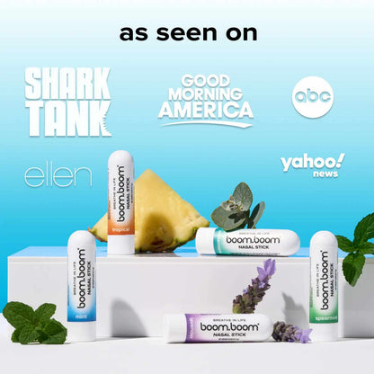 Instantly Refresh Your Senses & Boost Focus with All-Natural Nasal Inhaler Sticks