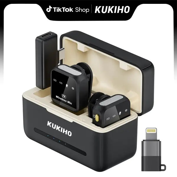 Wireless Mic with Charging Case