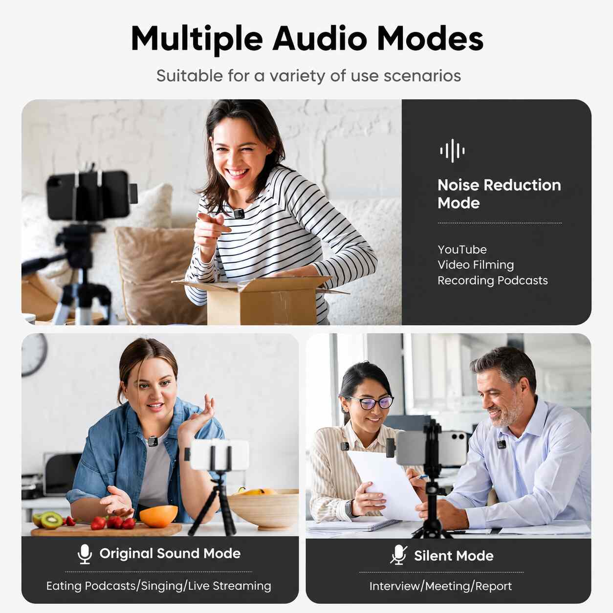 Wireless Mic with Charging Case