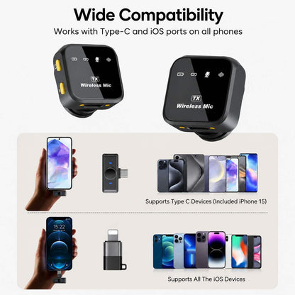 Wireless Mic with Charging Case