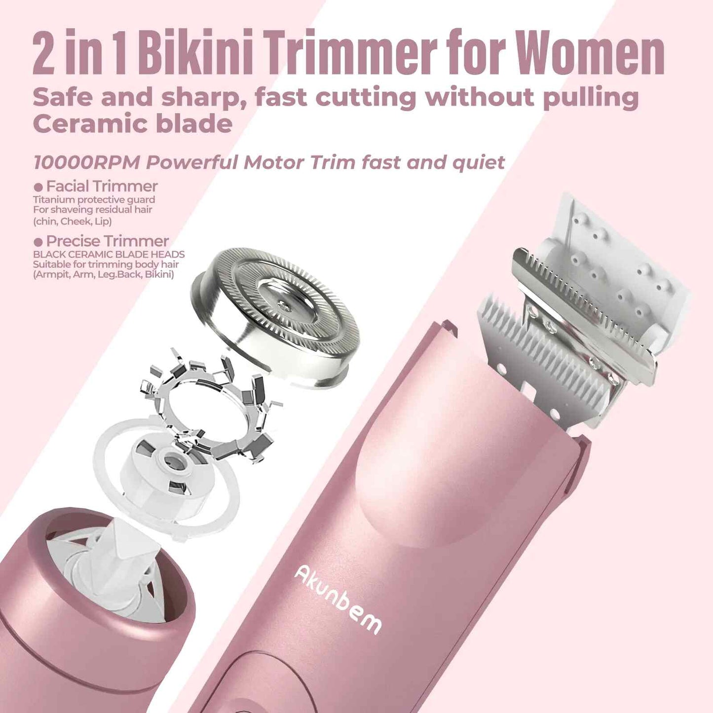 Ultimate Waterproof Body Trimmer: Head-to-Toe Grooming
