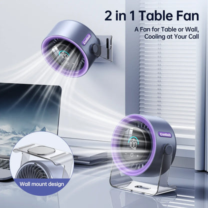 Desktop Fan Turbo Table Fan Travel Vacation Essentials