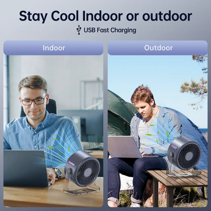 Desktop Fan Turbo Table Fan Travel Vacation Essentials