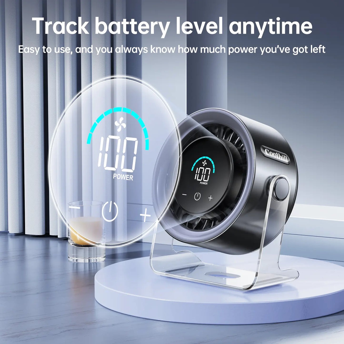 Desktop Fan Turbo Table Fan Travel Vacation Essentials