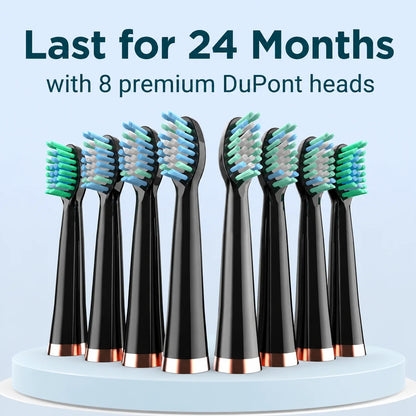 Achieve a Brighter, Whiter Smile with Our Sonic Electric Toothbrush