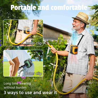 Stay Ice-Cold Anywhere: 10-Speed Ultimate Turbo Personal Waist Fan