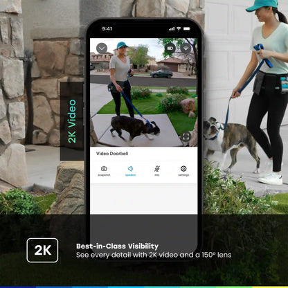 Ultra-Wide View Smart Video Doorbell: Never Miss a Blind Spot Again