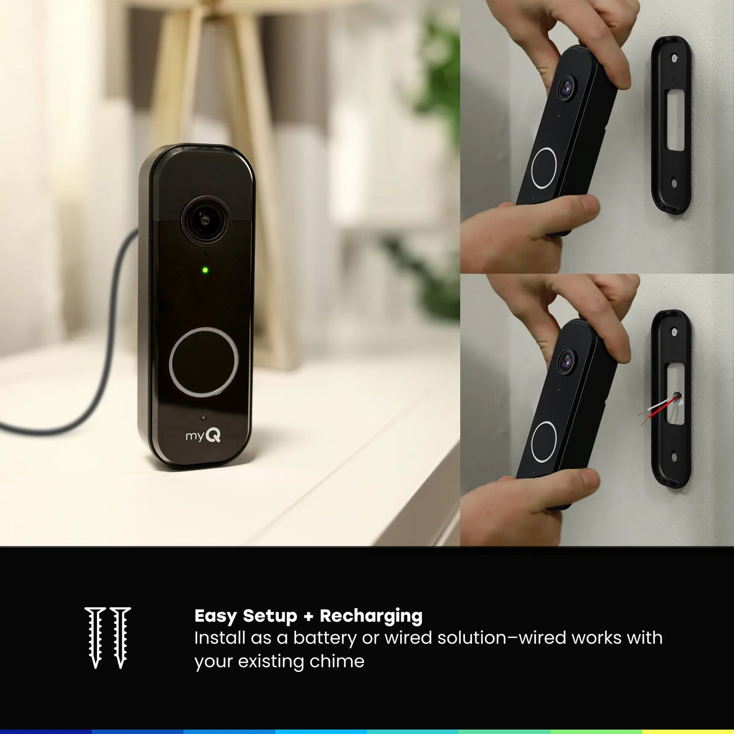 Ultra-Wide View Smart Video Doorbell: Never Miss a Blind Spot Again
