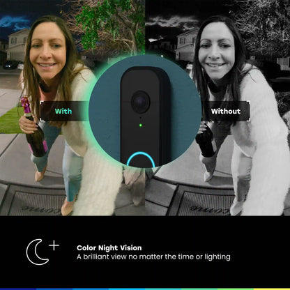 Ultra-Wide View Smart Video Doorbell: Never Miss a Blind Spot Again