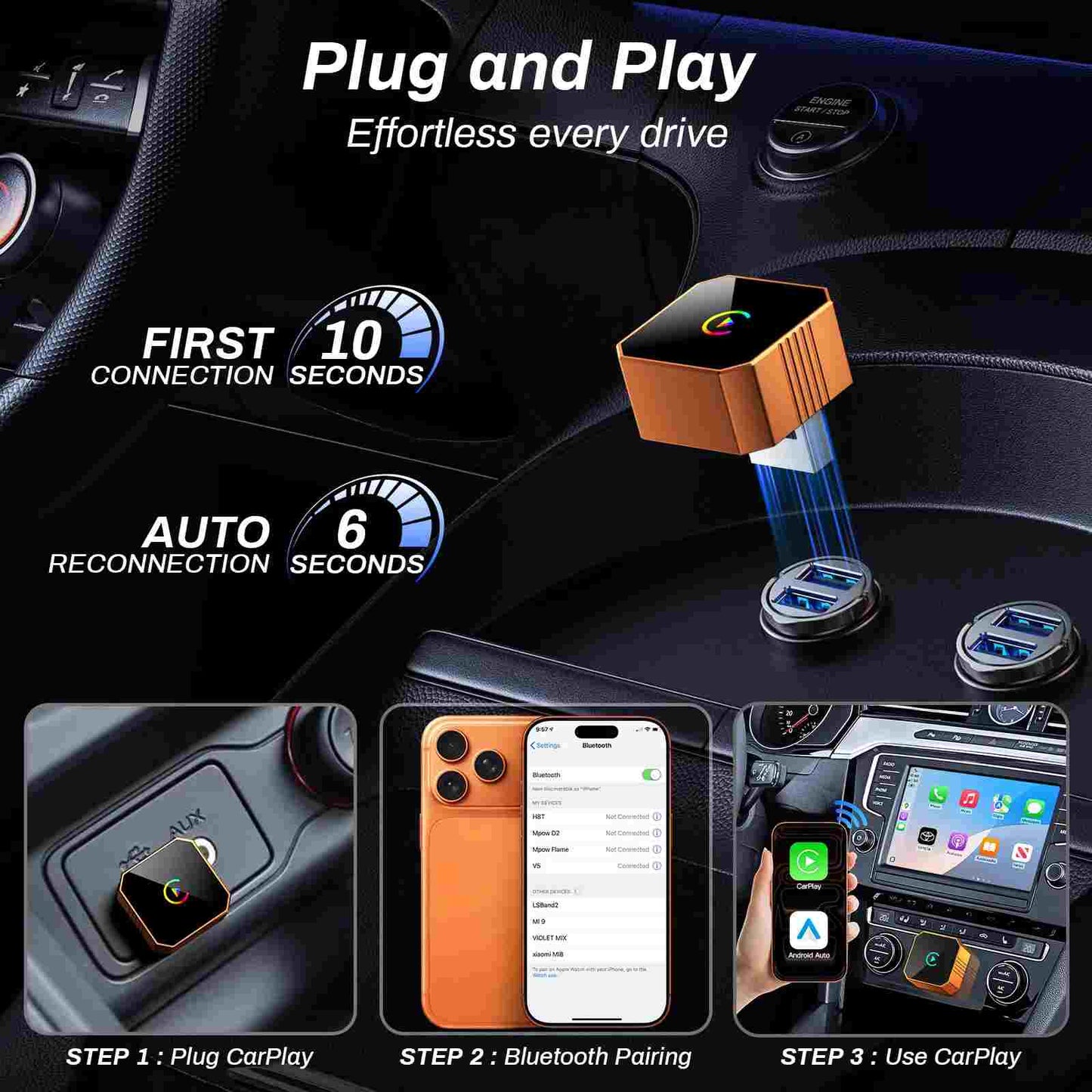 Wireless CarPlay Adapter