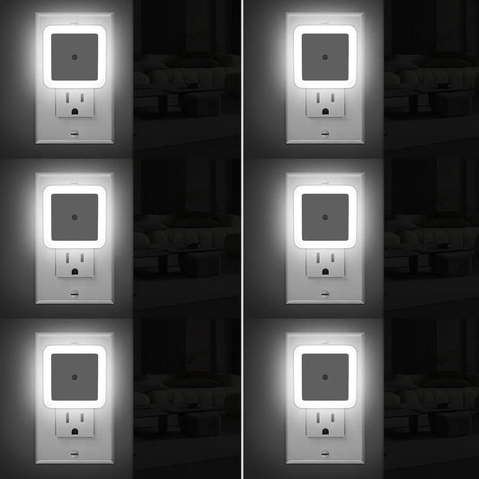 Smart Dusk-to-Dawn LED Night Light (6-Pack)