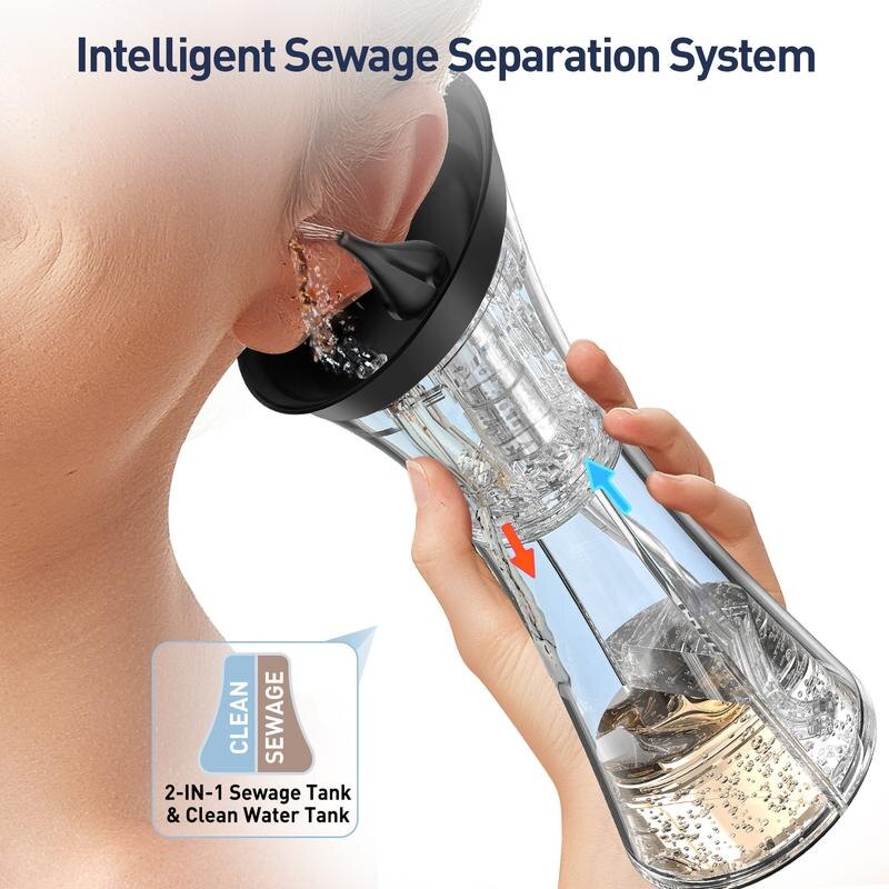 Water-Powered Electric Ear Wax Removal System