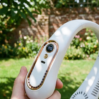 Hands-Free Wearable Bladeless Neck Fan