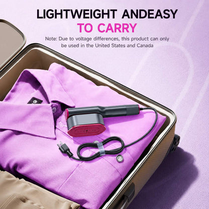 Smart 7-Mode Garment Steamer: 5s Fast Heat & Swivel Iron